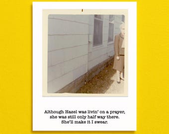 Funny Bon Jovi Birthday Card, Rock and Roll Him or Her, Livin' On A Prayer, Vintage Photo, Halfway There, Just Because