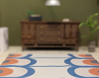 Mid Century Rug Accent Rug