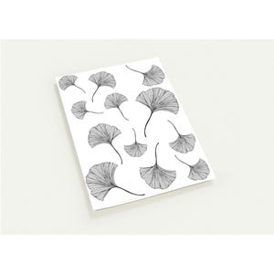 Zwart-wit lijntekeningenpakket met 10 milieuvriendelijke wenskaarten met envelop |  4,25 x 5,5" | Blanco binnenkant | Gratis verzending