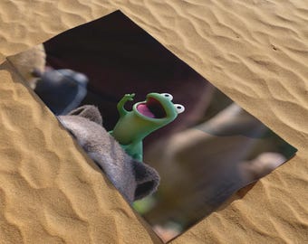 Animation Character Towel, Printed Beach Towel, Hoppers Towel, Gift For Kids, Holiday Gift, Hoppers Printed Towel, Kids Towel