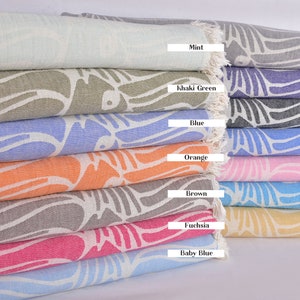 Custom Wedding Gifts, Fish Design Blanket, 60&quot;x71&quot; Cotton Blanket, Bridesmaid Gifts, Throw Blanket, Bachelorette Party Gifts,