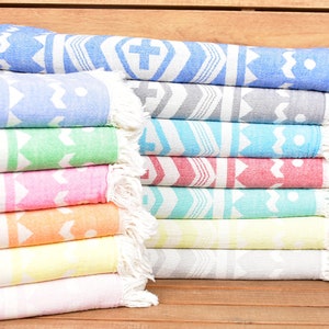 Plus Design Cotton Towel, Turkish Towel Beach, Bridesmaid Gift Towel, Custom Gift, Personalized Gifts, Bridal Shower Favors, Grandma Gift,