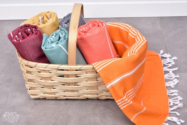40"x70" Cotton Striped Towel, Personalized Gifts, Xmas Gifts, Custom Wedding Gifts, Housewarming Gift, Cute Beach Towel, Grandma Gift, image 7