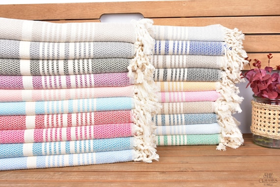 Personalized Turkish Cotton Towel – Bridesmaid, Bridal Shower, or Valentine’s Day Gift