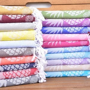 Girls Weekend Gift, Boyfriend Gift, Wedding Gifts Towel, Bachelorette Party, Personalized Towel, 36&quot;x70&quot; Cotton Pineapple Design Towel,