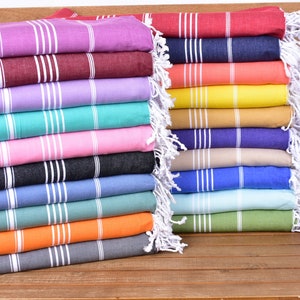 40"x70" Cotton Striped Towel, Personalized Gifts, Xmas Gifts, Custom Wedding Gifts, Housewarming Gift, Cute Beach Towel, Grandma Gift, image 1