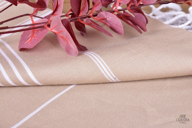 40"x70" Cotton Striped Towel, Personalized Gifts, Xmas Gifts, Custom Wedding Gifts, Housewarming Gift, Cute Beach Towel, Grandma Gift, image 6