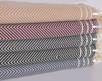 Diamond Blanket, Bedspread, Custom Blanket, Best Friend Gift Ideas, Boho Throw Blankets, 71&quot;x95&quot; Cotton Blanket, Turkish Bedcover,