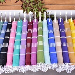 40"x70" Cotton Striped Towel, Personalized Gifts, Xmas Gifts, Custom Wedding Gifts, Housewarming Gift, Cute Beach Towel, Grandma Gift, image 2