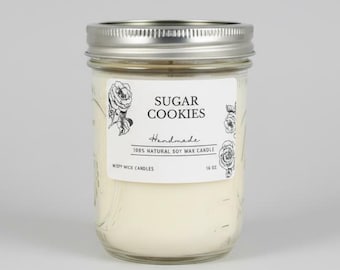 Lowest Priced 16oz Mason Jar Soy Candle Handpoured Scented Wax Farmhouse Decor Candle with Cotton Wick Long Lasting Cozy Home Fragrance Gift