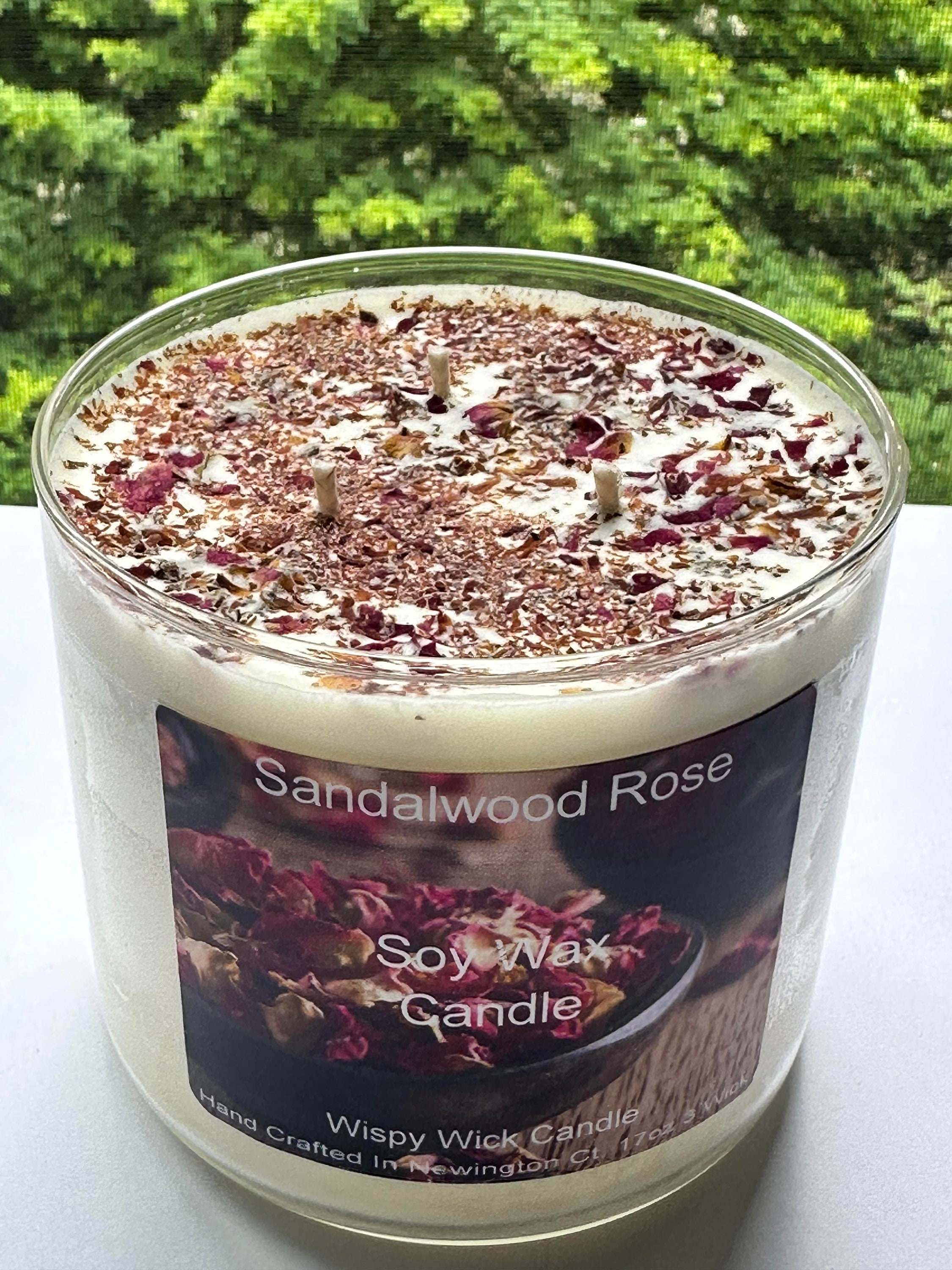 17oz Soy Wax Floral Candle LOWEST PRICED / FREE Shipping / Etsy