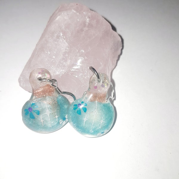 Boucles d'oreilles fioles