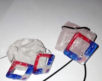 Earrings and pendant set