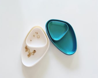 Modern Catchall Tray Set, Decorative 3D Printed Organizer, Jewelry Dish, Entryway Key Tray, Minimal Home Decor