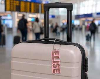 Etiqueta de identificación para equipaje de mano, etiqueta de identificación para equipaje impresa en 3D personalizada, etiqueta de identificación para equipaje de viaje personalizada, etiqueta de identificación para maleta, etiqueta de identificación para bolsa de viaje