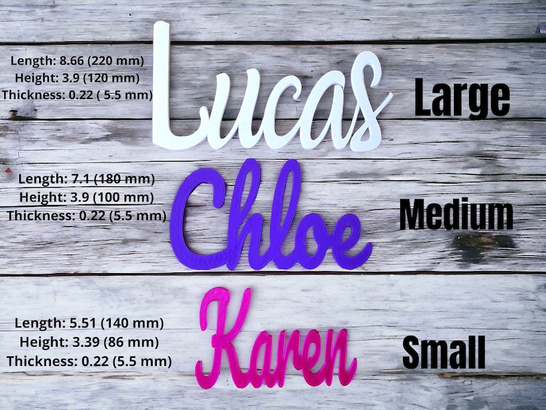 Custom Door Sign,Decorative Boys and Girls Room Sign, Custom Name Sign,Custom Name Plaque,Personalized Door Sign,3D Printed Name Sign bild 7