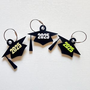 3D Printed Graduation Cap Keychain - Class of 2025 Gift - Etsy