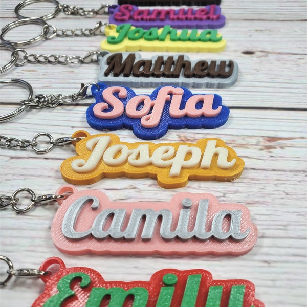 Custom name keychain  in cloud design,Backpack name tag,School name label,Keychain designs,3d printed keychains,Lunchbox tag,Name key chain