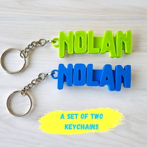 Personalized Name Keychain,Bottle name tag,Luggage name tag, Custom Backpack Tag, Backpack name tag, Tumbler cup charm, Backpack name tag