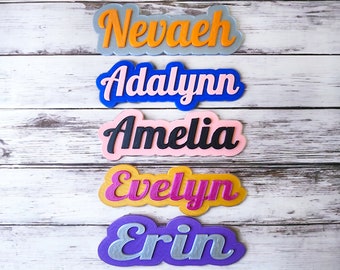 Custom 3D Printed Name Sign: Personalized Name Plaque for Kids, Custom Door Sign, Custom Name Sign for Doors and Walls, Door Decor