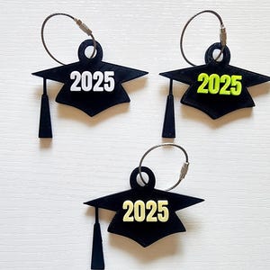 3D Printed Graduation Cap Keychain - Class of 2025 Gift - Etsy