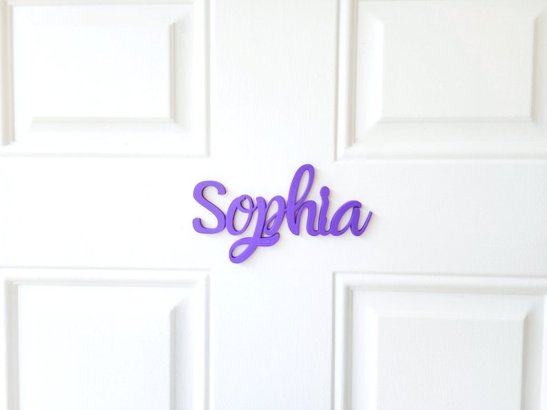 Custom Door Sign,Decorative Boys and Girls Room Sign, Custom Name Sign,Custom Name Plaque,Personalized Door Sign,3D Printed Name Sign bild 2