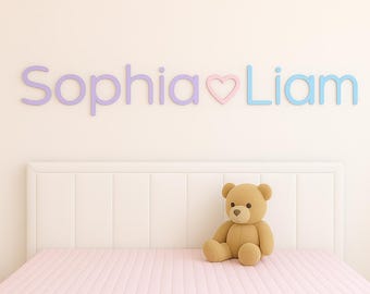 Custom Wall Letters – Personalized Name Letters for Nursery, Kids Room, or Home Decor