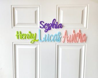 Custom Door Sign,Decorative Boys and Girls Room Sign, Custom Name Sign,Custom Name Plaque,Personalized Door Sign,3D Printed Name Sign