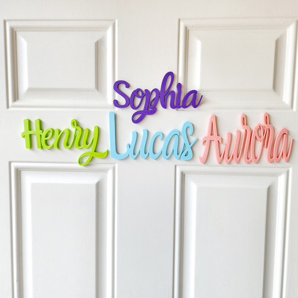 Custom Door Sign,Decorative Boys and Girls Room Sign, Custom Name Sign,Custom Name Plaque,Personalized Door Sign,3D Printed Name Sign