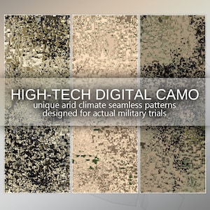 Seamless Desert Digital Camo Texture, Digital Printable Paper, Military Camouflage Pattern High Quality Instant Download for Print & Design