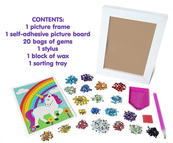 Unicorn Diamond Painting Kit Art for Kids Craft for Kids Including Diamond  Art Accessories Unicorn Gifts for Girls Craft Sets for Girls 
