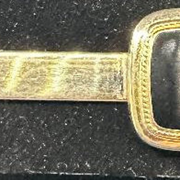 Odd Fellows Friendship Love and Trust Tie Clip, Gold tone