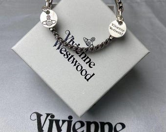 Pulsera Orb de Vivienne Westwood en plata, auténtico set de regalo