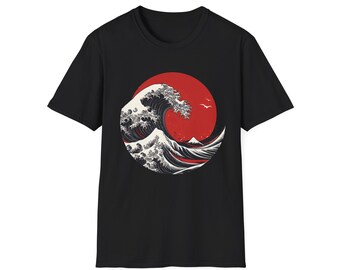 Die große Welle von Kanagawa T-Shirt, Japan Hokusai Kunst, Wave Tee, Kanagawa Art, Japan Shirt, Geschenk Top, Art Wear, japanisches Tee