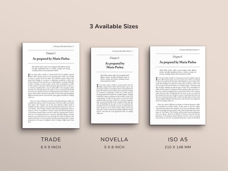 InDesign Book Template, Premade Book Design, Editable Writers Template, KDP & Ebook Template, InDesign Template, Digital Download