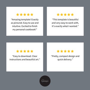 100 Page Cookbook Template, Recipe Book Template, Cook Book Template, Recipe Template, Canva Templates