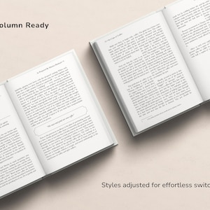 InDesign Book Template, Premade Book Design, Editable Writers Template, KDP & Ebook Template, InDesign Template, Digital Download
