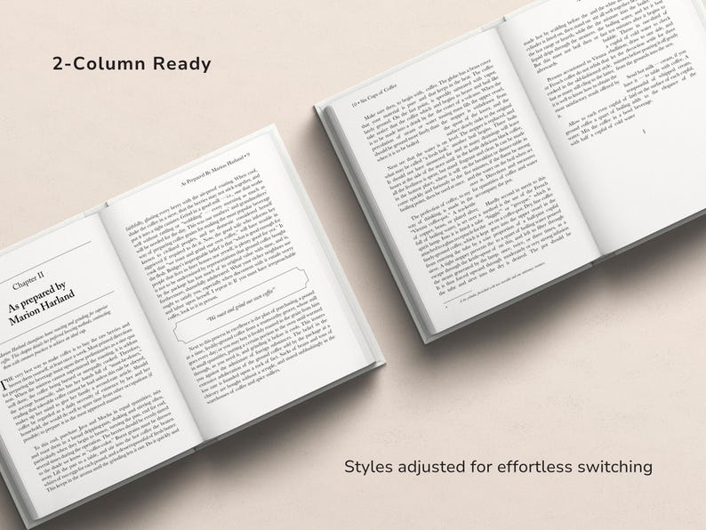 InDesign Book Template, Premade Book Design, Editable Writers Template, KDP & Ebook Template, InDesign Template, Digital Download
