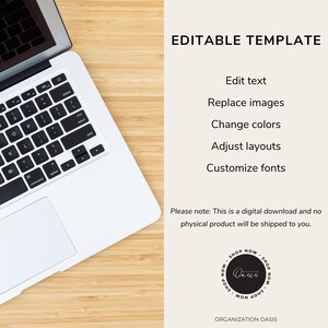 Cookbook Template, Editable Recipe Book Template, Printable Recipe Ebook, Canva Templates