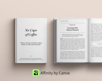 Affinity by Canva Book Template, Premade Book Design, Editable Writers Template, KDP & Ebook Template, Affinity Template, Digital Download