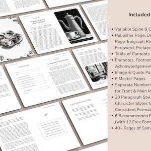 Affinity by Canva Book Template, Premade Book Design, Editable Writers Template, KDP & Ebook Template, Affinity Template