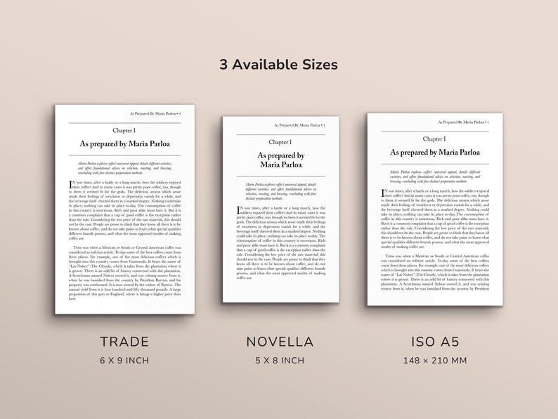 Affinity by Canva Book Template, Premade Book Design, Editable Writers Template, KDP & Ebook Template, Affinity Template