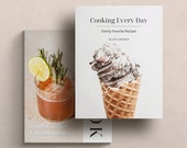 Cookbook Template, Recipe Book Template, Cook Book Template, Recipe Template, Canva Templates