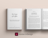 InDesign Book Template, Premade Book Design, Editable Writers Template, KDP & Ebook Template, InDesign Template