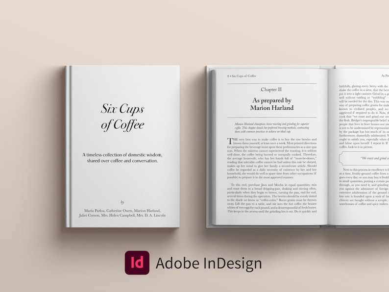 InDesign Book Template, Premade Book Design, Editable Writers Template, KDP & Ebook Template, InDesign Template, Digital Download