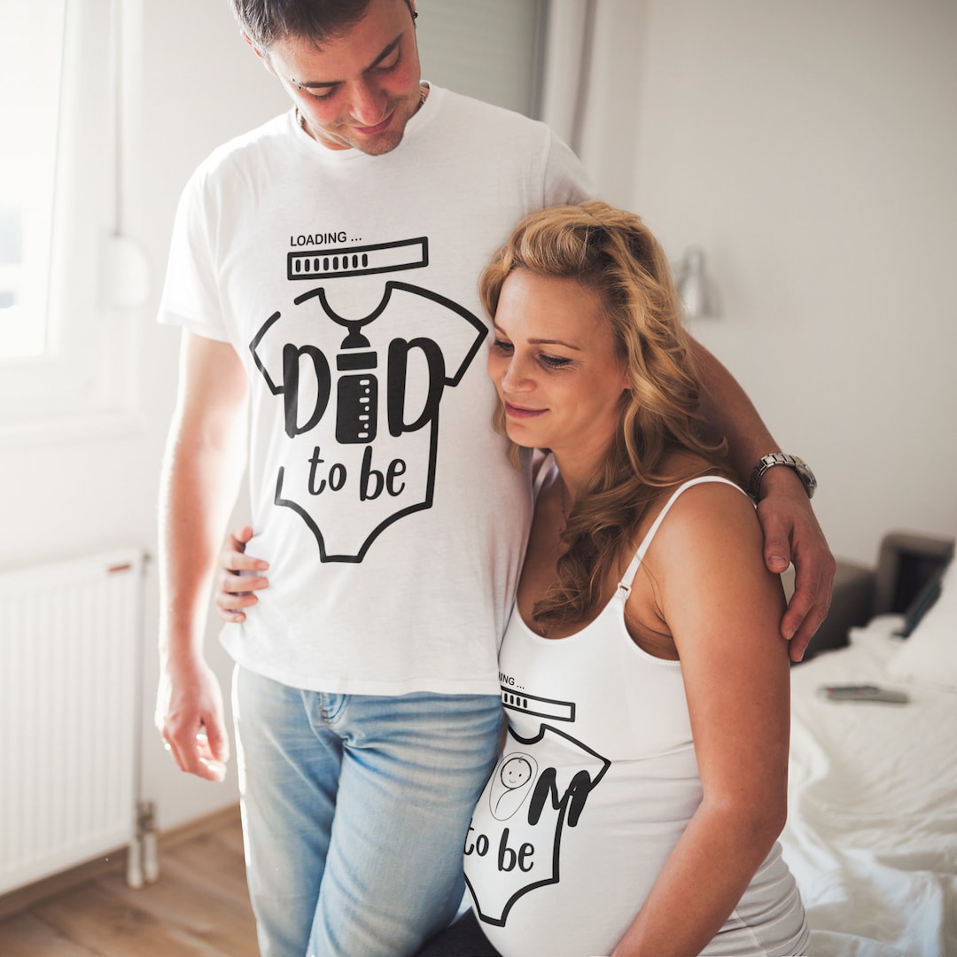 Loading DAD to Be MOM to Be Printable SVG Download Png Cricut Iron on ...