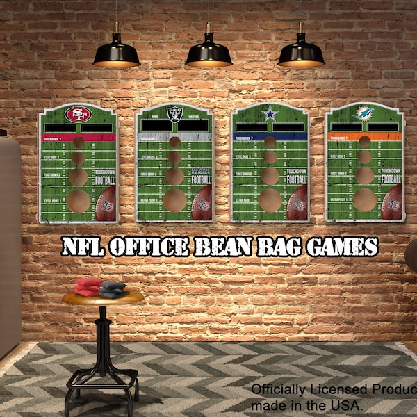 NFL Office Bean Bag Wall Game