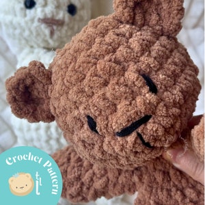 Wee Bear | 2-in-1| Snuggler + Stuffy Crochet Pattern | BearBear | Nursery Decor | Teddy Bear | Boho Bear | Nursery Decor | Baby Gift