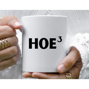 Hoe Hoe Hoe mug, Funny, Christmas, sexy, adult gift, holiday, coffee mug, gardening, Hoe lover, Hoe down humor, gag gift, best friend, gift