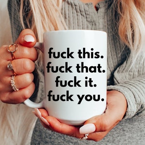 Offensive Coffee Mug: Funny Adult Humor Gag Gift